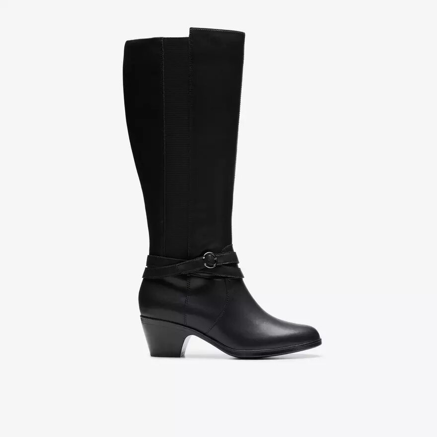 Stivali alti al ginocchio da donna Emily 2 Dream in pelle nera Stivali alti al ginocchio da donna Emily 2 Dream in pelle nera