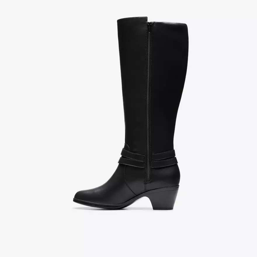 Stivali alti al ginocchio da donna Emily 2 Dream in pelle nera Stivali alti al ginocchio da donna Emily 2 Dream in pelle nera