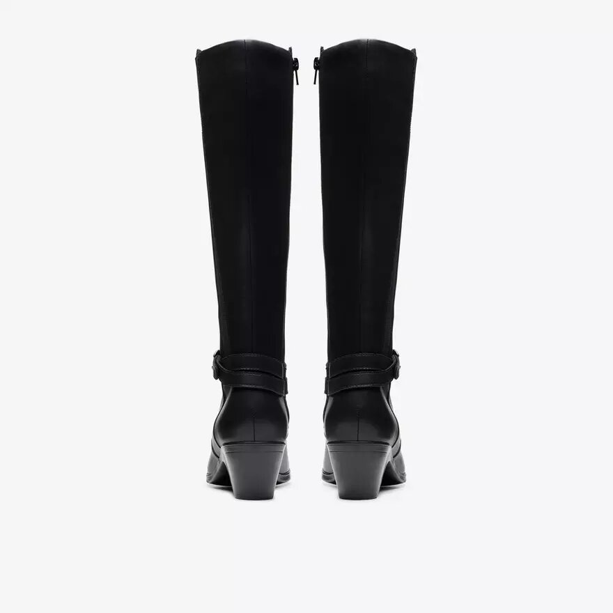 Stivali alti al ginocchio da donna Emily 2 Dream in pelle nera Stivali alti al ginocchio da donna Emily 2 Dream in pelle nera