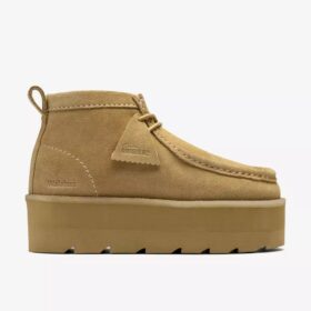 Stivali da donna Meare Wall Boot Elvtd in pelle scamosciata Maple Wallabees