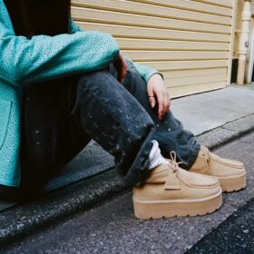 Stivali da donna Meare Wall Boot Elvtd in pelle scamosciata Maple Wallabees