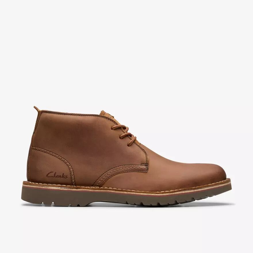 Stivali da uomo Eastridge Mid in pelle marrone chiaro Stivali da uomo Eastridge Mid in pelle marrone chiaro