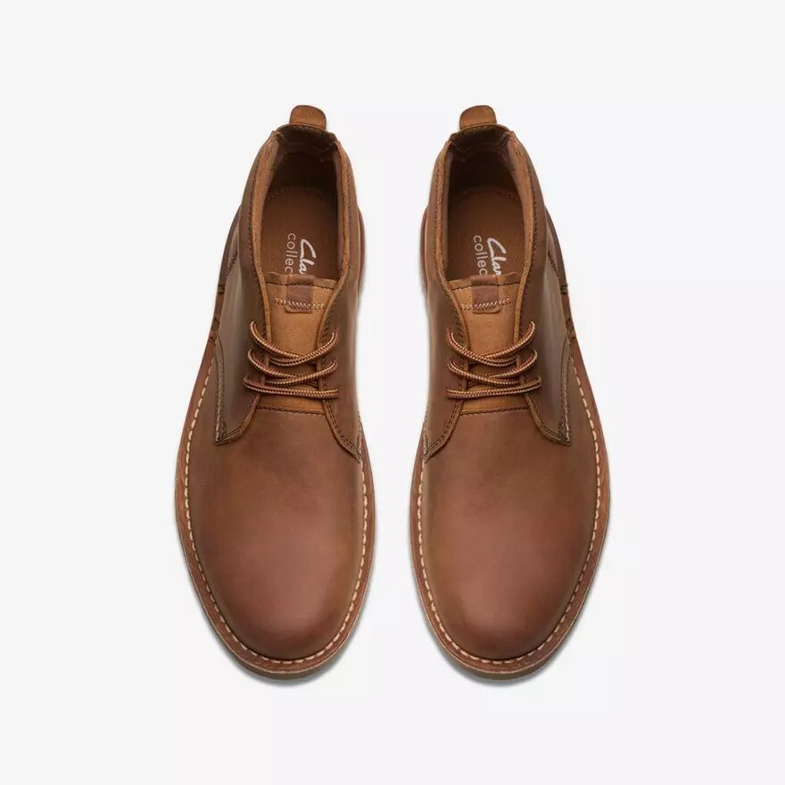 Stivali da uomo Eastridge Mid in pelle marrone chiaro Stivali da uomo Eastridge Mid in pelle marrone chiaro