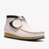 Stivali da uomo Walla Rb in pelle bianca Wallabees Stivali da uomo Walla Rb in pelle bianca Wallabees
