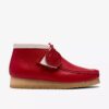 Stivali da uomo Walla Rb in pelle rossa Wallabees Stivali da uomo Walla Rb in pelle rossa Wallabees