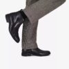 Stivali eleganti da uomo Steadwell Zip in pelle nera Stivali eleganti da uomo Steadwell Zip in pelle nera