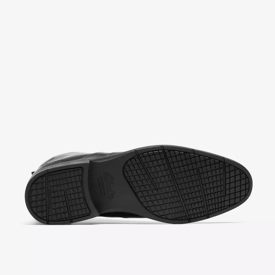 Stivali eleganti da uomo Steadwell Zip in pelle nera Stivali eleganti da uomo Steadwell Zip in pelle nera