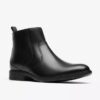 Stivali eleganti da uomo Steadwell Zip in pelle nera Stivali eleganti da uomo Steadwell Zip in pelle nera