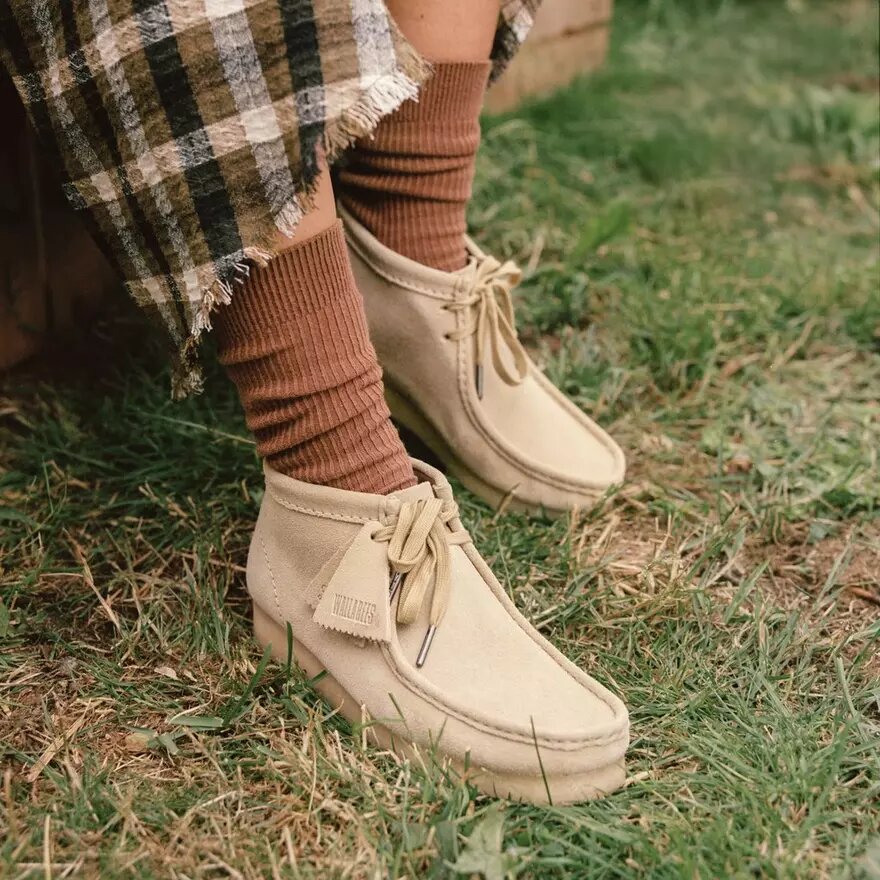 Stivali Wallabee™ da donna in pelle scamosciata color acero Stivali Wallabee™ da donna in pelle scamosciata color acero