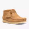 Stivali Wallabee da donna in pelle scamosciata color cuoio Stivali Wallabee da donna in pelle scamosciata color cuoio