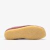 Stivali Wallabee da donna. Pelle scamosciata marrone rosato Stivali Wallabee da donna. Pelle scamosciata marrone rosato