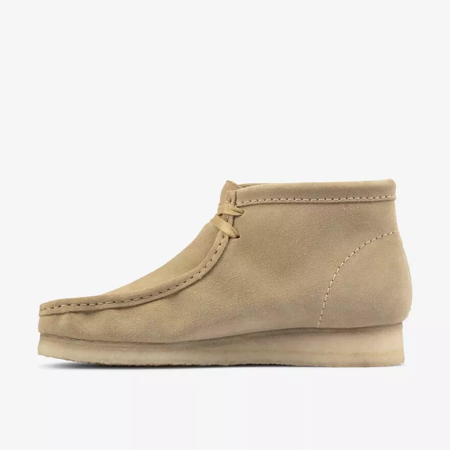 Stivali Wallabee™ da uomo in pelle scamosciata color acero Stivali Wallabee™ da uomo in pelle scamosciata color acero