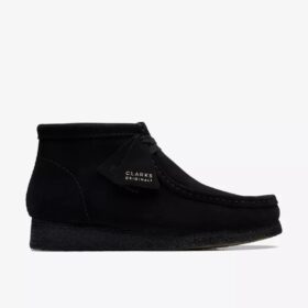 Stivali Wallabee™ da uomo in pelle scamosciata nera