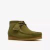 Stivali Wallabee da uomo in pelle scamosciata verde Stivali Wallabee da uomo in pelle scamosciata verde