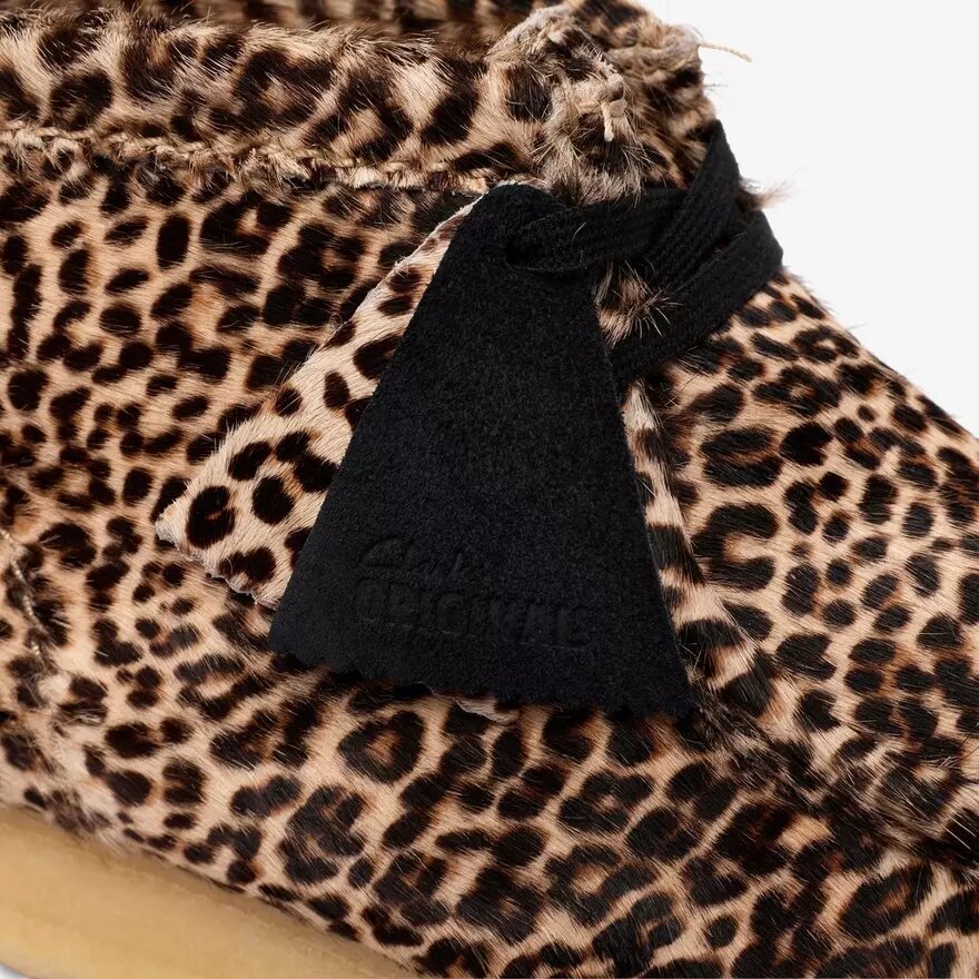 Stivali Wallabee da uomo leopardati Stivali Wallabee da uomo leopardati