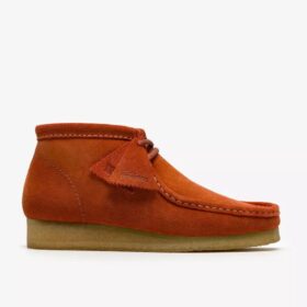 Stivali Wallabee da uomo Wallabees in pelle scamosciata arancione