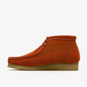 Stivali Wallabee da uomo Wallabees in pelle scamosciata arancione