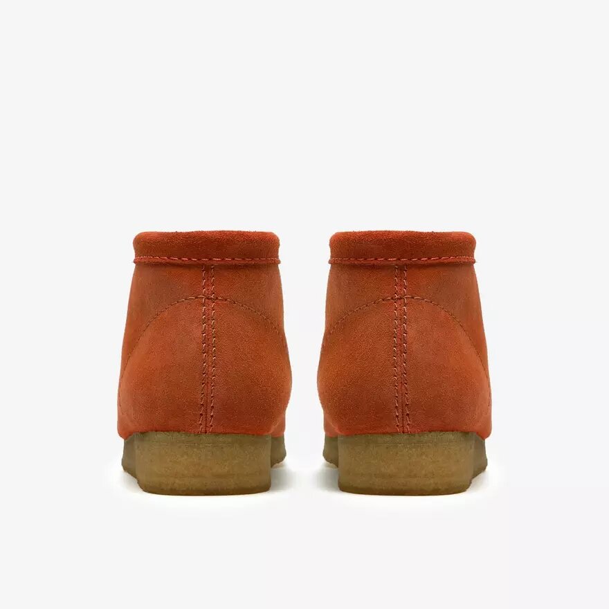 Stivali Wallabee da uomo Wallabees in pelle scamosciata arancione Stivali Wallabee da uomo Wallabees in pelle scamosciata arancione