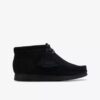 Stivali Wallabee per bambini – Modello più grande in pelle scamosciata nera Stivali Wallabee per bambini – Modello più grande in pelle scamosciata nera