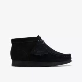 Stivali Wallabee per bambini – Modello più grande in pelle scamosciata nera