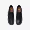 Stivali Wallabee per bambini Wallabee in pelle nera per i più grandi Stivali Wallabee per bambini Wallabee in pelle nera per i più grandi