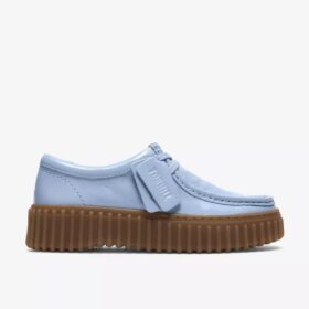 Torhill Bee da donna in pelle verniciata azzurra Torhill
