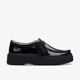 Torhill Bee Wallabee da donna in vernice nera Torhill Bee Wallabee da donna in vernice nera