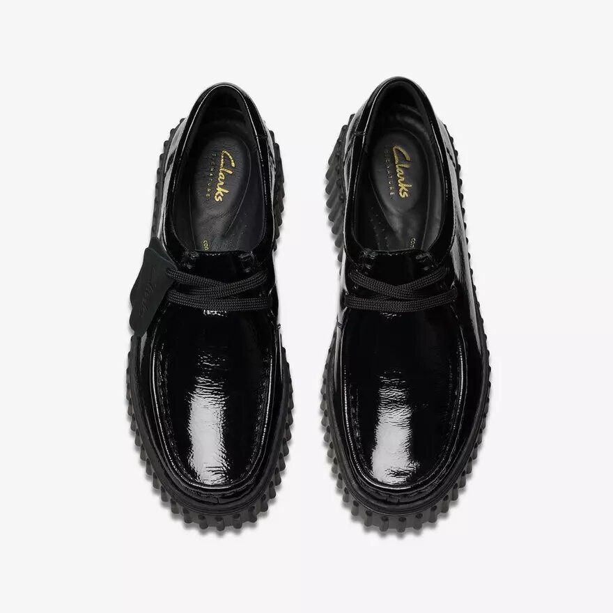 Torhill Bee Wallabee da donna in vernice nera Torhill Bee Wallabee da donna in vernice nera