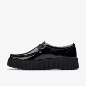 Torhill Bee Wallabee da donna in vernice nera Torhill Bee Wallabee da donna in vernice nera