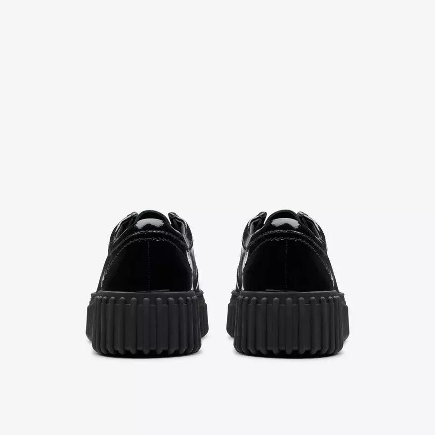 Torhill Bee Wallabee da donna in vernice nera Torhill Bee Wallabee da donna in vernice nera