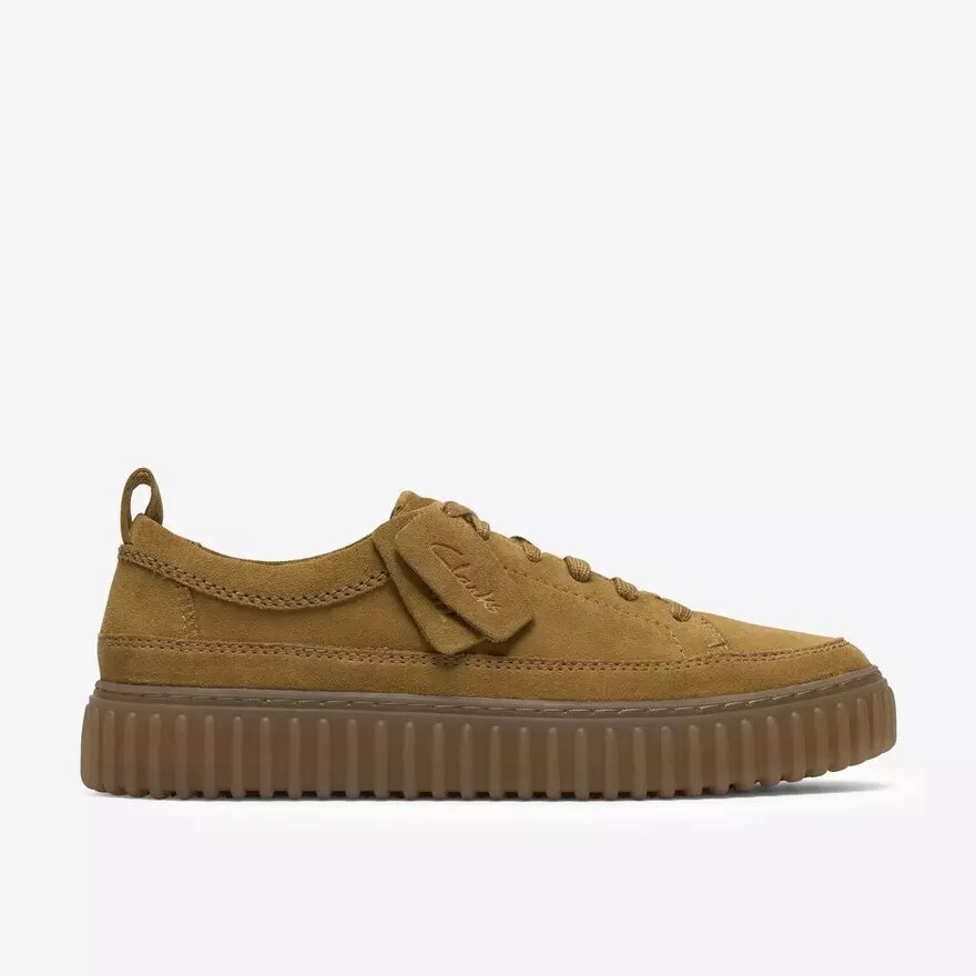 Torhill Lace da uomo in pelle scamosciata ocra Torhill Lace da uomo in pelle scamosciata ocra