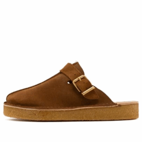 Trek Mule in pelle scamosciata “Caramel” 26164440
