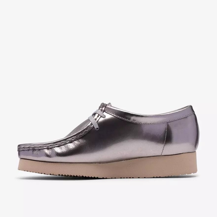 Wallabee 2604 da donna in vernice argentata Wallabee 2604 da donna in vernice argentata