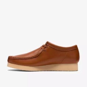 Wallabee 2604 da uomo in pelle marrone