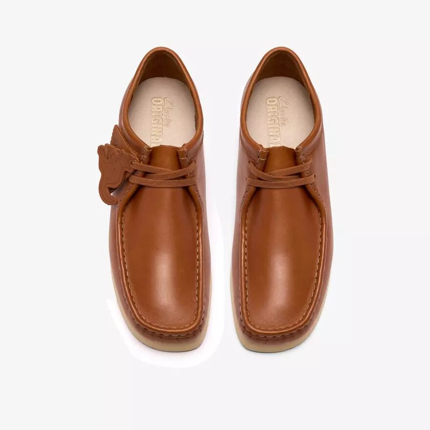 Wallabee 2604 da uomo in pelle marrone Wallabee 2604 da uomo in pelle marrone