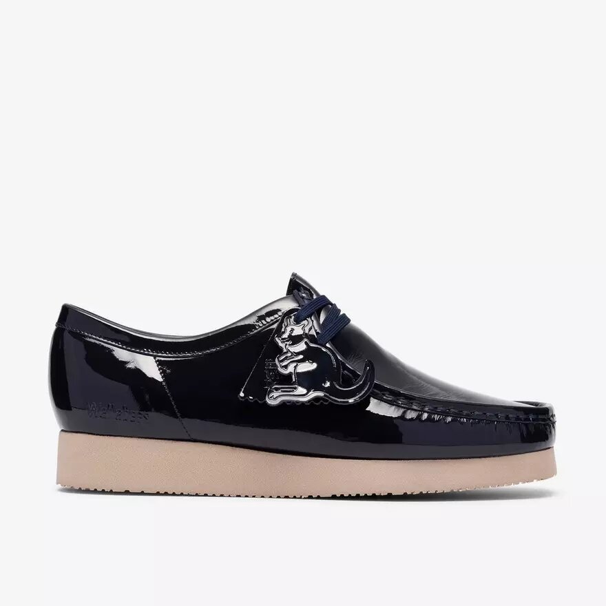 Wallabee 2604 da uomo in vernice blu navy Wallabee 2604 da uomo in vernice blu navy
