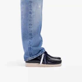 Wallabee 2604 da uomo in vernice blu navy