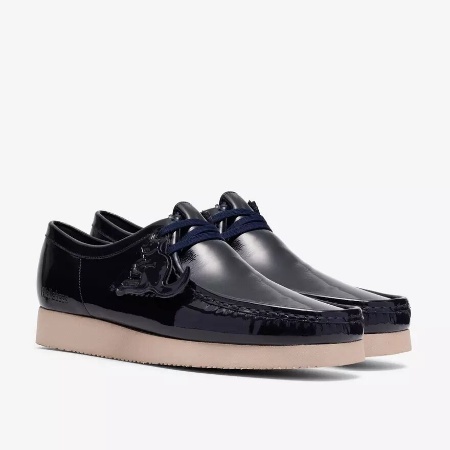 Wallabee 2604 da uomo in vernice blu navy Wallabee 2604 da uomo in vernice blu navy