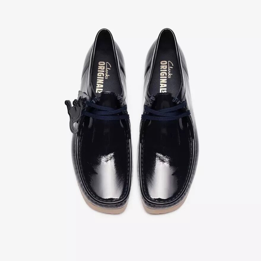 Wallabee 2604 da uomo in vernice blu navy Wallabee 2604 da uomo in vernice blu navy