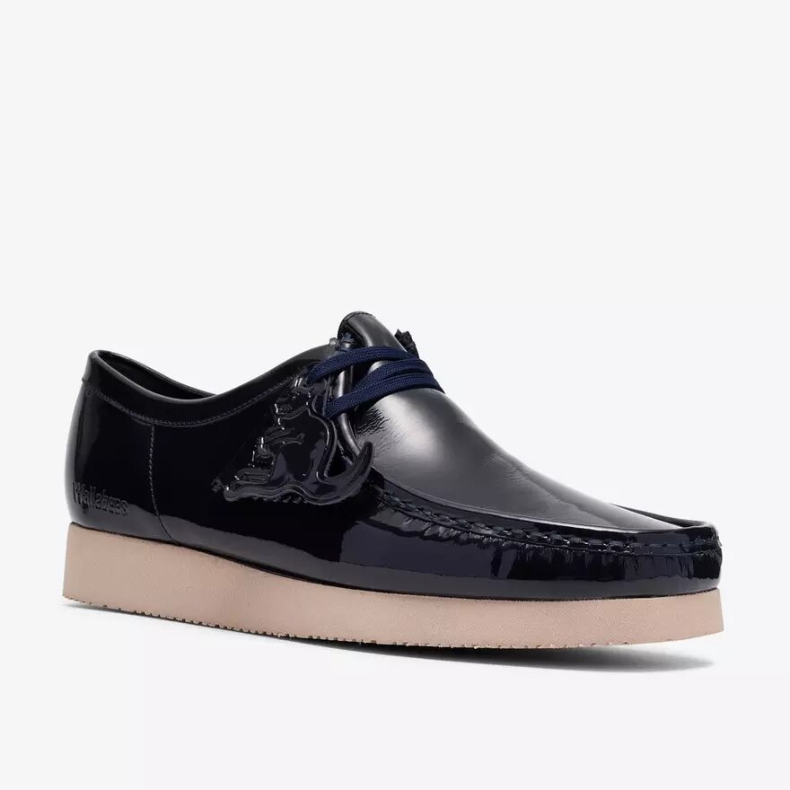 Wallabee 2604 da uomo in vernice blu navy Wallabee 2604 da uomo in vernice blu navy