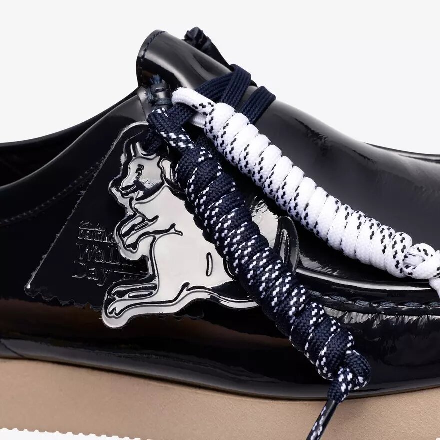 Wallabee 2604 da uomo in vernice blu navy Wallabee 2604 da uomo in vernice blu navy