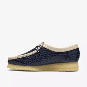 Wallabee blu da donna