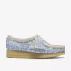 Wallabee da donna a quadretti blu Wallabee da donna a quadretti blu