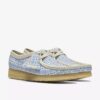Wallabee da donna a quadretti blu Wallabee da donna a quadretti blu
