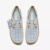 Wallabee da donna a quadretti blu Wallabee da donna a quadretti blu