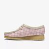 Wallabee da donna a quadretti rosa Gingham Wallabee da donna a quadretti rosa Gingham