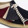 Wallabee da donna a righe blu navy Wallabee da donna a righe blu navy