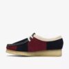 Wallabee da donna a righe blu navy Wallabee da donna a righe blu navy