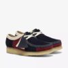Wallabee da donna a righe blu navy Wallabee da donna a righe blu navy