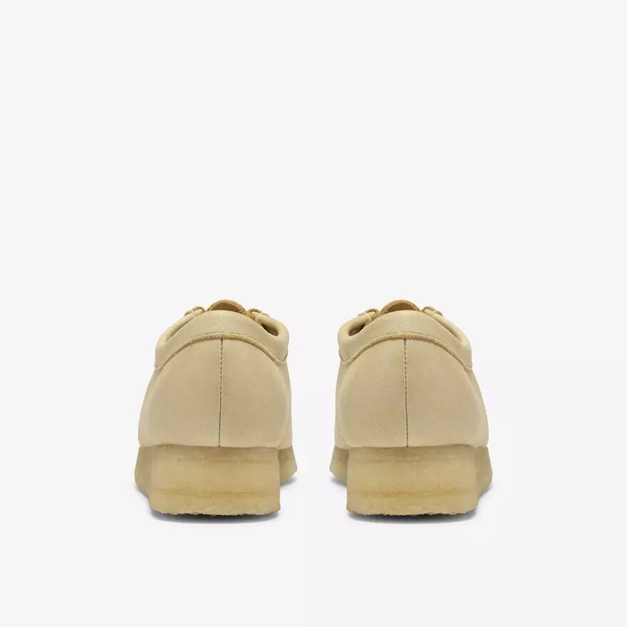 Wallabee da donna in pelle giallo pallido Wallabee da donna in pelle giallo pallido